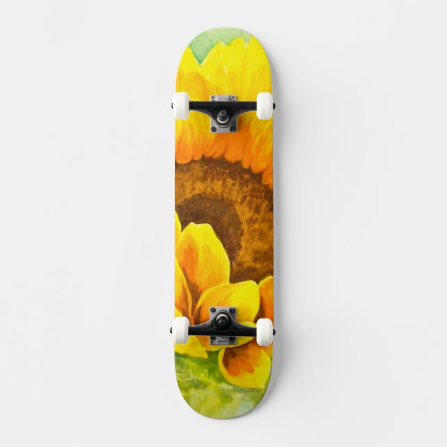 Skateboard Girasol (Anverso)