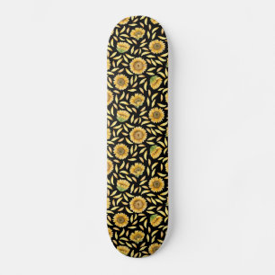 Skateboard Girasol dorado