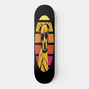 Skateboard Girly Dog 80 estilo retro