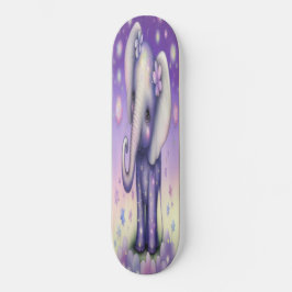 Skateboard Girly flores bebé elefante