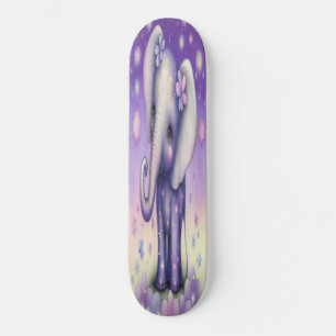 Skateboard Girly flores bebé elefante