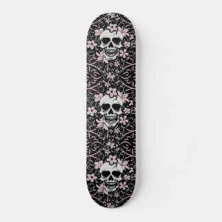 Skateboard Girly Vintage Skull