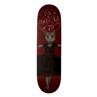 Skateboard Giro, girando, gatito de las costuras