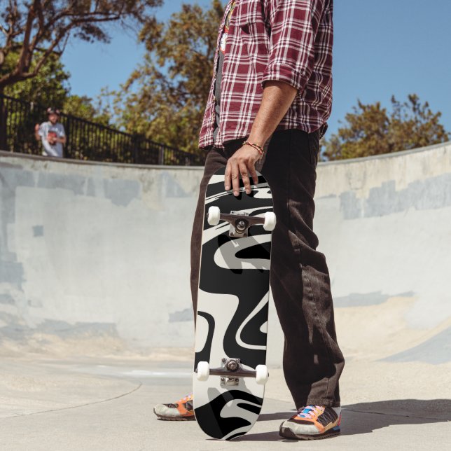 Skateboard Glamour de remojo líquido retro #2 #retro #decorac (Exterior 2)