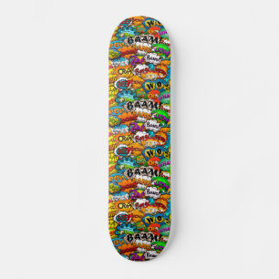 Skateboard Globos de Diálogo de Cómic