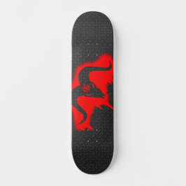 Skateboard Goatamentise Goatskull Stencil