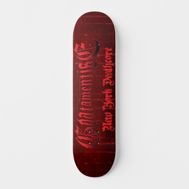 Skateboard Goatamentise New York Deathcore (Anverso)
