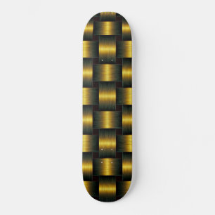 Skateboard Gold Lattice