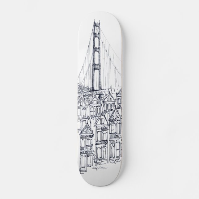 Skateboard Golden Gate (Anverso)