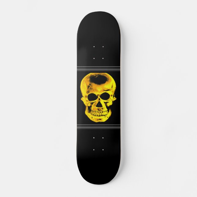 Skateboard Golden Skull (Anverso)