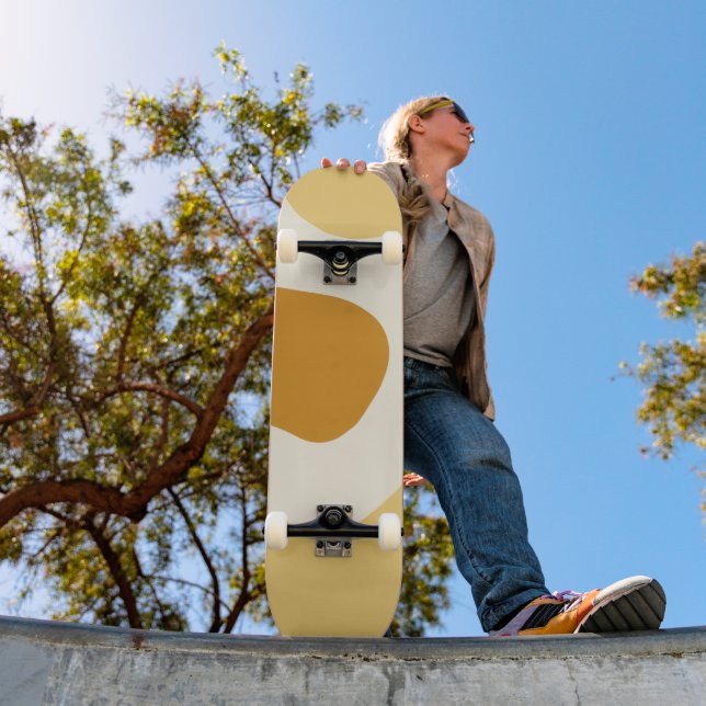 Skateboard Golden Sun and Wave Half Pipe (Exterior 1)