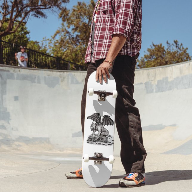 Skateboard Golem Gargoyle (Exterior 2)
