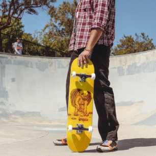 Skateboard Golem Gargoyle