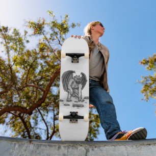 Skateboard Golem Gargoyle