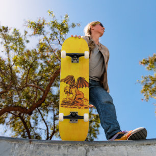 Skateboard Golem Gargoyle