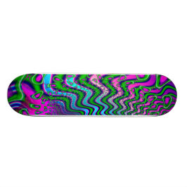 Skateboard Goose Berries Psychedelic Fractal