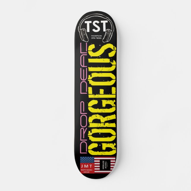 Skateboard GORGEOUS MUERTO (Anverso)