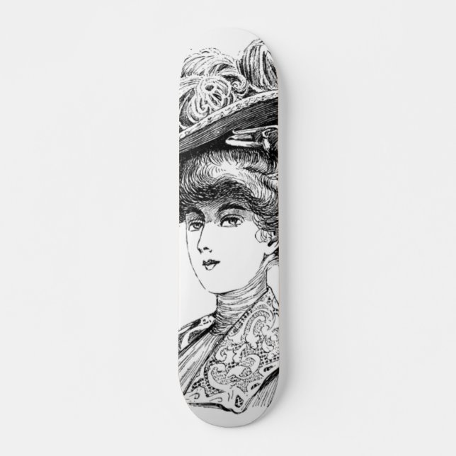 Skateboard Gorra de Damas (Anverso )
