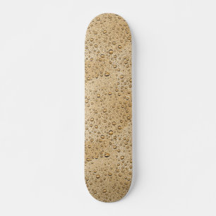 Skateboard Gotas de agua de oro