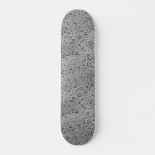 Skateboard Gotas de agua gris