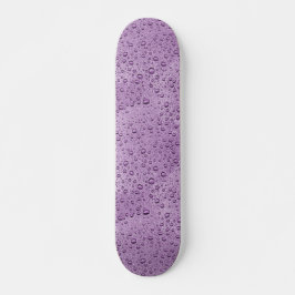 Skateboard Gotas de agua morada