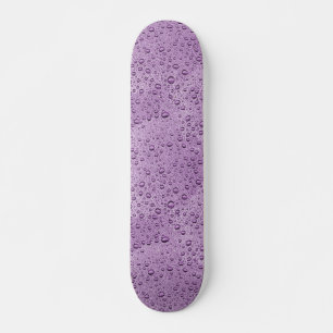 Skateboard Gotas de agua morada