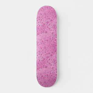 Skateboard Gotas de agua rosada caliente