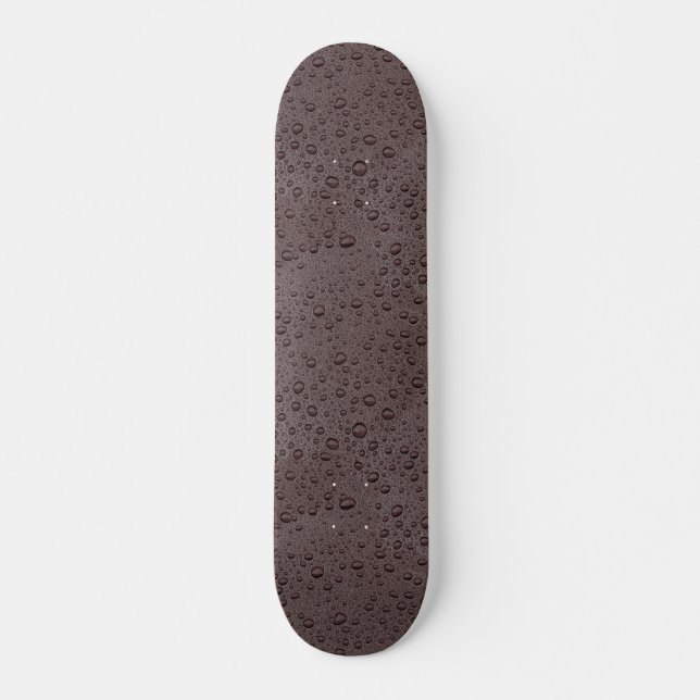 Skateboard Gotas marrones de agua (Anverso )