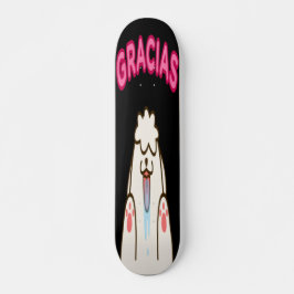 Skateboard Gracia - Perro blanco