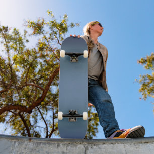 Skateboard Gradiente azul moderno Galaxia acuarela