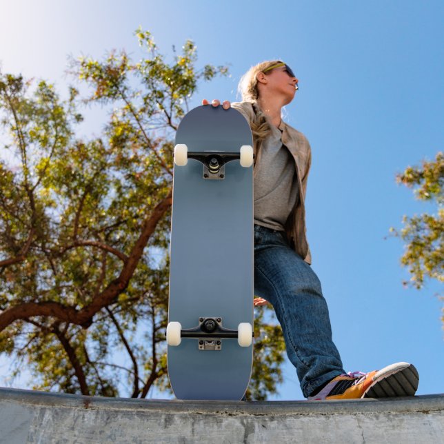 Skateboard Gradiente azul moderno Galaxia acuarela (Exterior 1)