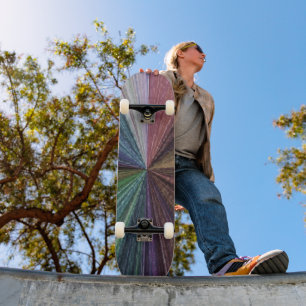 Skateboard Gradiente circular Arcoiris terrestre