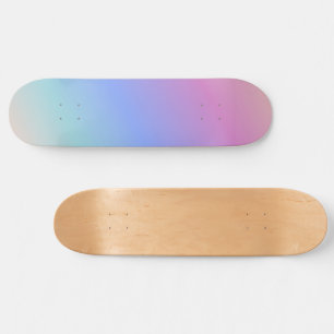 Skateboard Gradiente de arcoiris pastel