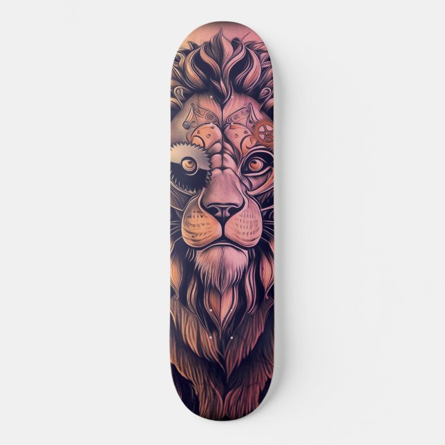 Skateboard Gradiente de color de vapor (Anverso)