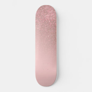Skateboard Gradiente de color rosa de color Rubor Rosa diagon