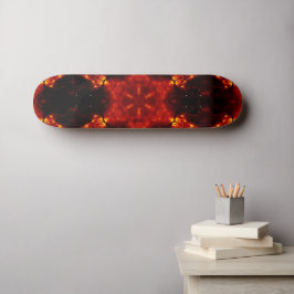 Skateboard Gradiente de gradiente de Naranja de copo de nieve