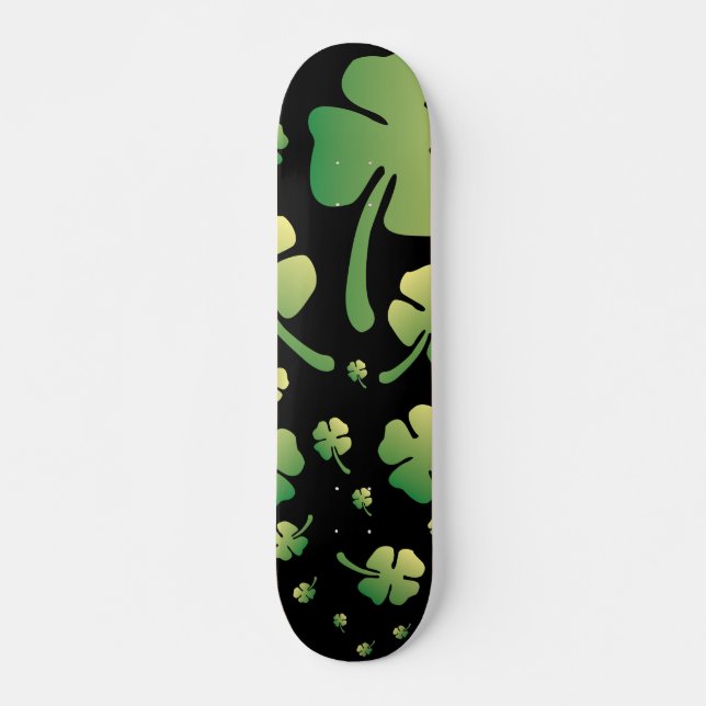 Skateboard Gradiente de San Patricio (Anverso )