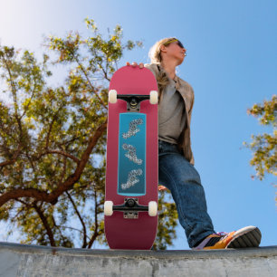 Skateboard Gradiente Magenta - de profundo a claro   Estados 