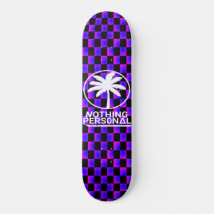 Skateboard Gradiente negro y azul verificado