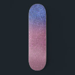 Skateboard Gradiente Ombre Purpurina De Parca Rosa Girona<br><div class="desc">Este elegante, glamuroso y de moda es perfecto para una chica moderna y elegante. Presenta un falso purpurina azul cobalto impreso en color rosa rosa en color rosa rosa claro triple degradado oscuro. Es moderno, bonito, niñita, única y fresca. ***NOTA DE DISEÑO IMPORTANTE: Para cualquier solicitud de diseño personalizado, como...</div>