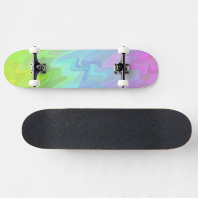 Skateboard Gradiente Ondulado (Horz)