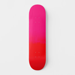 Skateboard Gradiente rosa y naranja