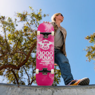 Skateboard Graduación de tinte rosado