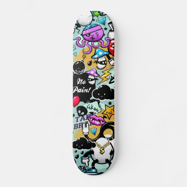 Skateboard Graffiti (Anverso)