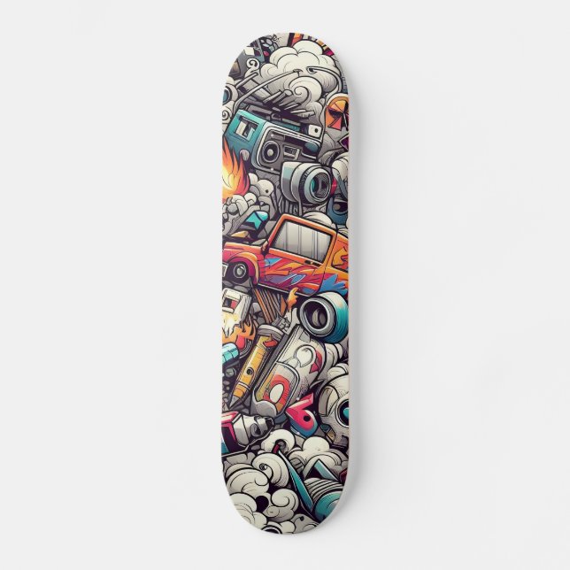 Skateboard Graffiti (Anverso)