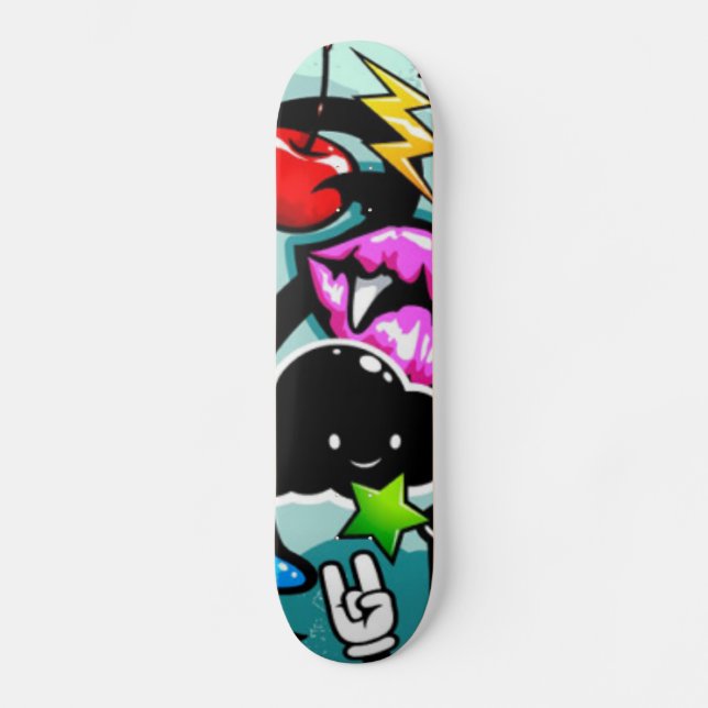 Skateboard Graffiti (Anverso)