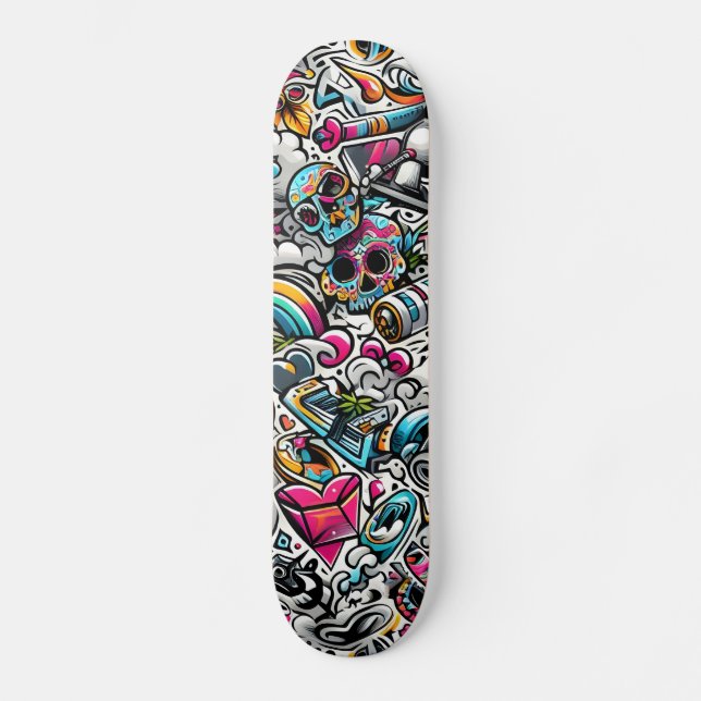 Skateboard Graffiti (Anverso)