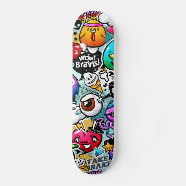 Skateboard Graffiti (Anverso)