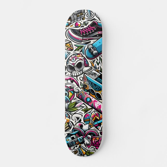 Skateboard Graffiti (Anverso)