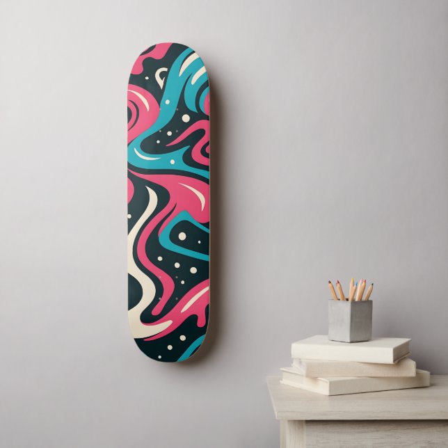 Skateboard Graffiti abstracto (Arte de la pared)